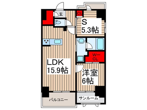 LA　MAISON　DU　RAISINの物件間取画像